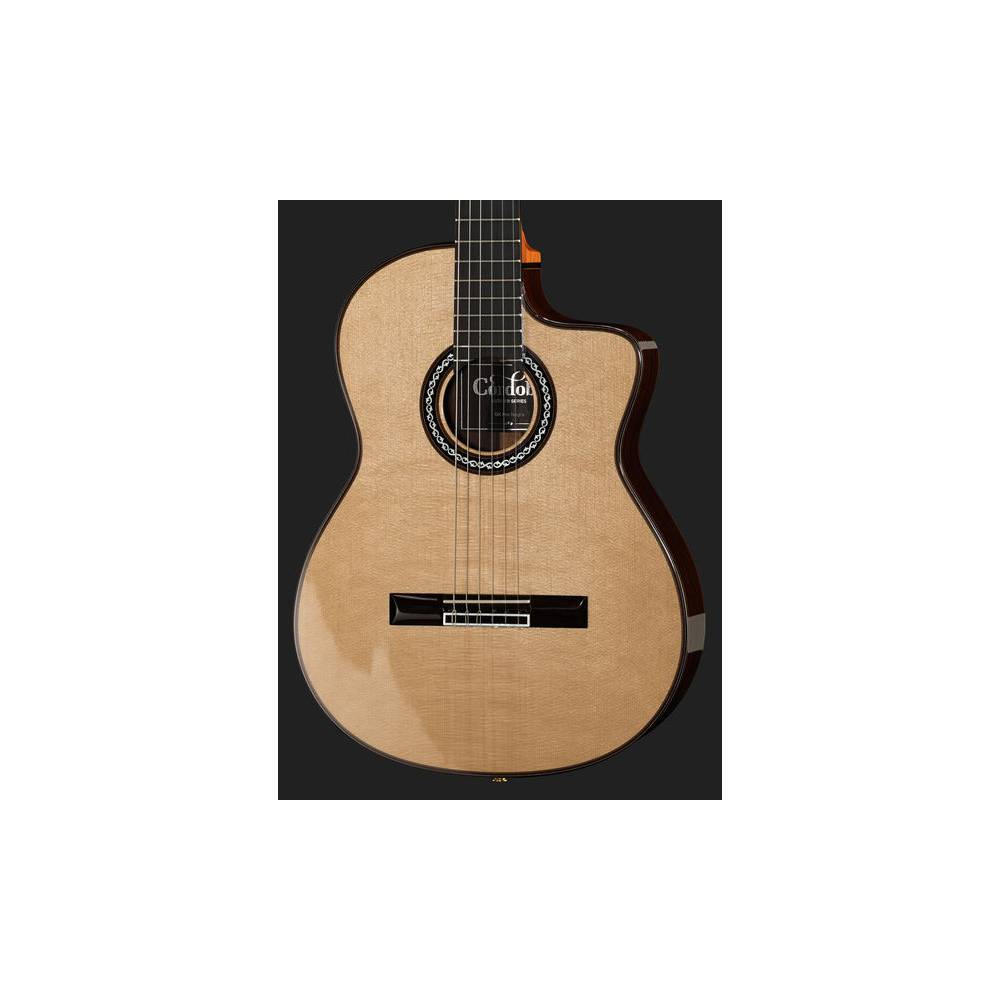 Cordoba GK Pro Negra elektrisch-akoestische klassieke gitaar met koffer