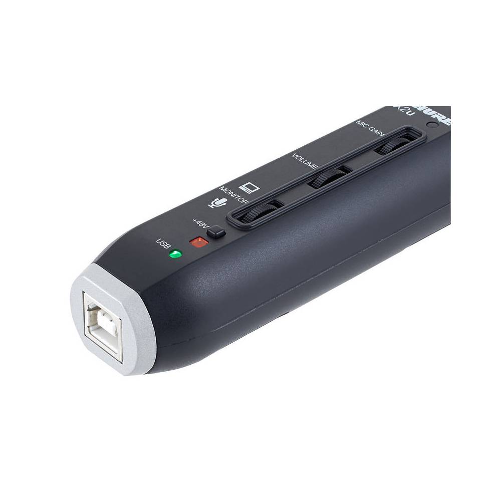 Shure X2U XLR naar USB adapter