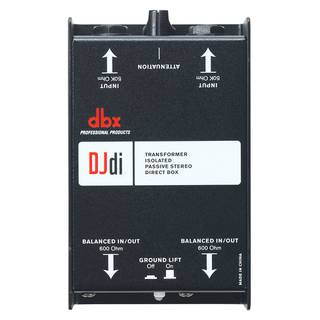 DBX DJDI passieve tweekanaals DI box