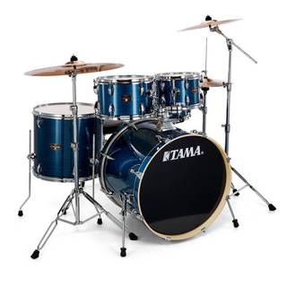 Tama IE50H6W-HLB Imperialstar Hairline Blue 5d. drumstel