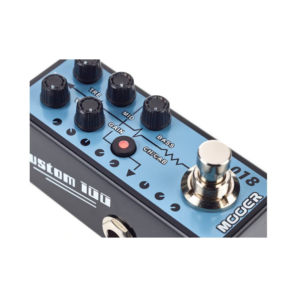 Mooer Micro Preamp 018 Custom 100 overdrive effectpedaal