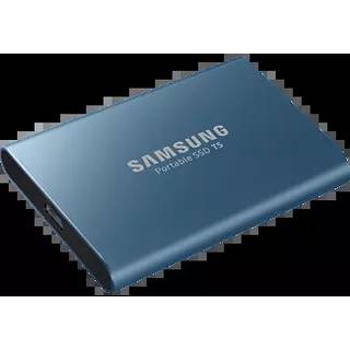 Samsung T5 500GB externe SSD harde schijf (Blauw)