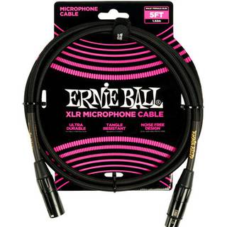 Ernie Ball 6390 microfoonkabel XLR male-XLR female 1.5m zwart
