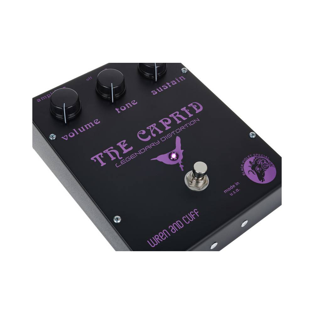 Wren and Cuff Caprid OG Black-Violet Fuzz effectpedaal