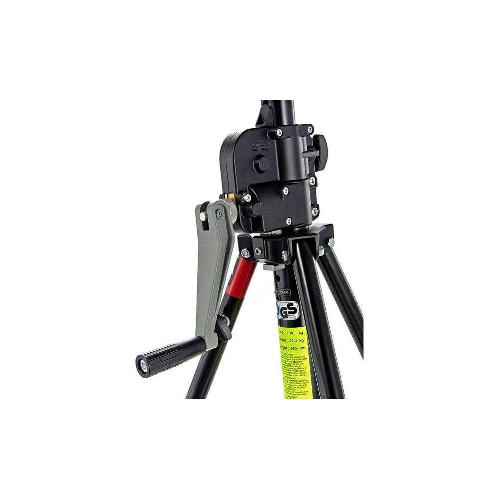 Manfrotto 087NWB wind-up statief zwart/zink