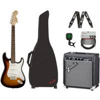 Squier Affinity Stratocaster Sunburst + versterker + gigbag + accessoires