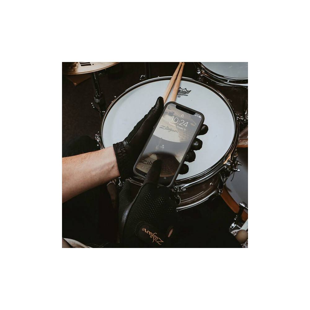 Zildjian Touchscreen Drummer's Gloves Size S set van 2 drumhandschoenen