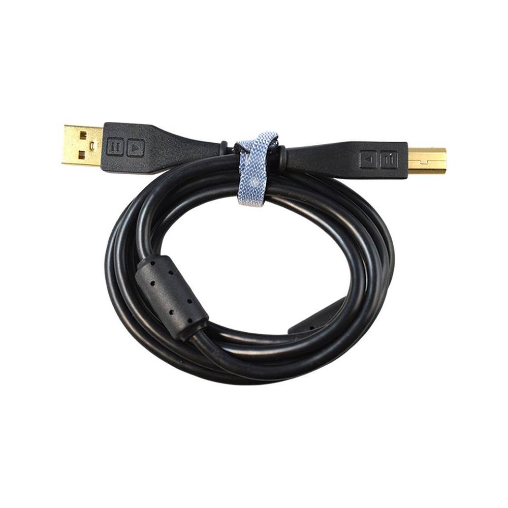 Chroma Cable Rechte USB-kabel 1,5m Zwart