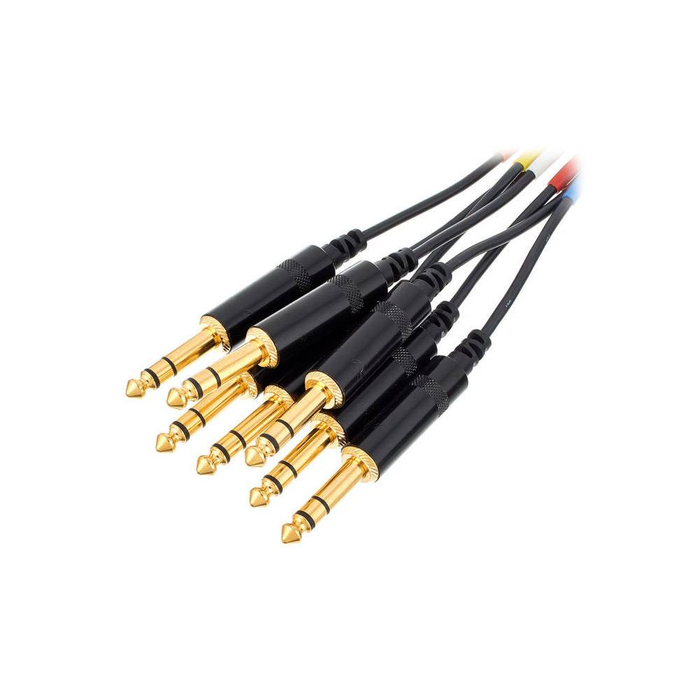 Cordial CML8-0FV5C Intro multikabel 8x XLR female - 8x 6.3mm TRS jack 5m