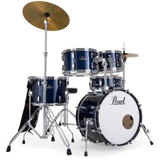 Pearl RS585C/C743 Roadshow Royal Blue Metallic drumstel inclusief bekkens
