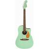 Fender Redondo Player Surf Green WN FSR elektrisch-akoestische westerngitaar
