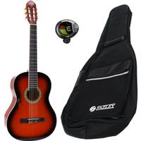 LaPaz 002 SB klassieke gitaar 4/4-formaat sunburst + gigbag + tuner
