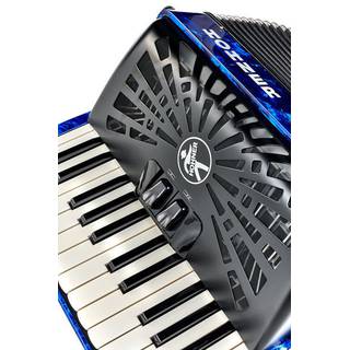 Hohner Bravo II 48 Blauw, Silent Key accordeon