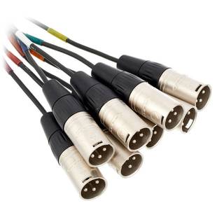 Cordial CML8-0FM5C Intro multikabel 8x XLR male - 8x XLR female 5m