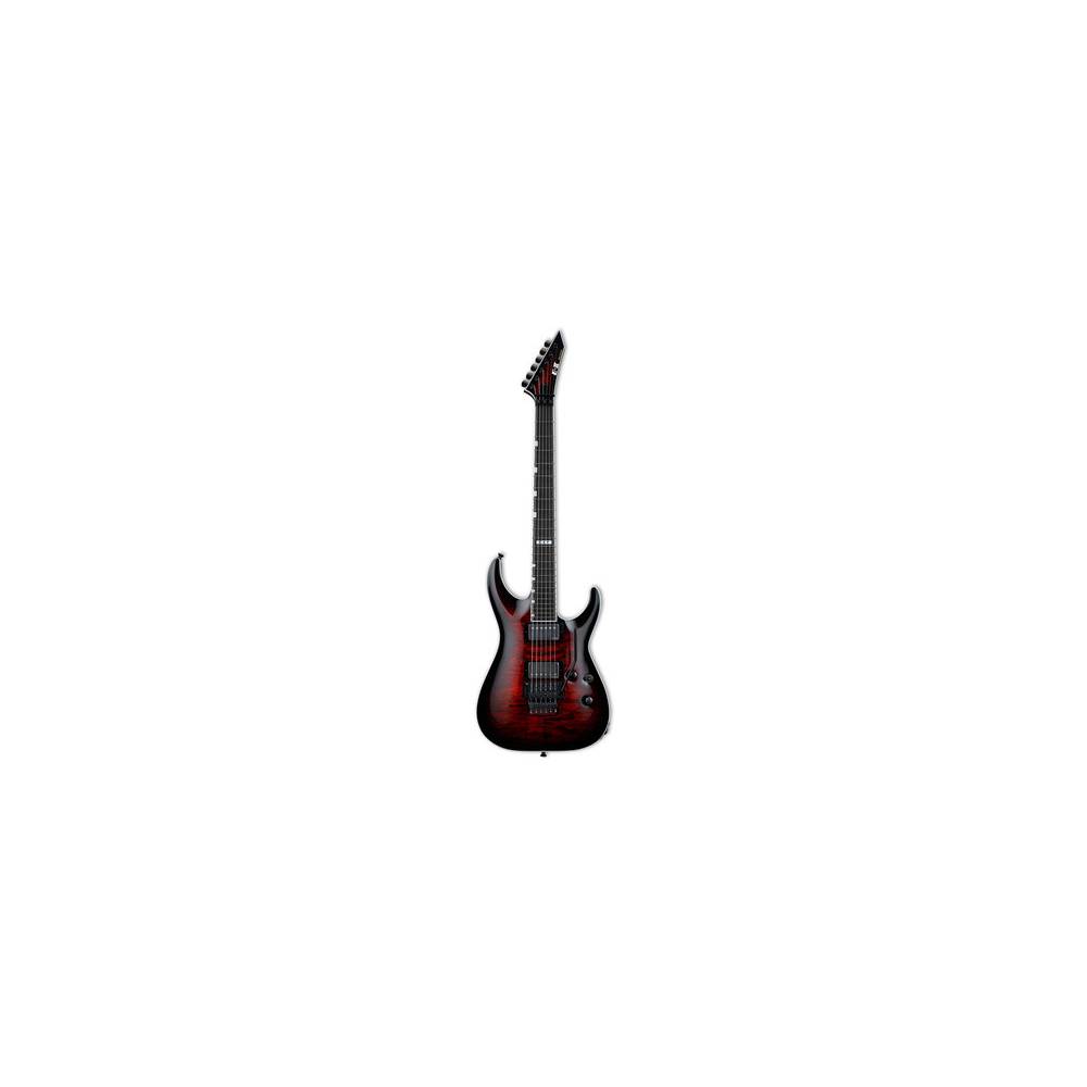 ESP E-II Horizon FR-II See Thru Black Cherry Sunburst elektrische gitaar met koffer