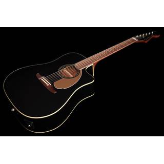Fender Redondo Player Jetty Black elektrisch-akoestische gitaar