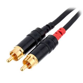 Cordial CFU1.5CE Intro verlengkabel 2x RCA male - 2x RCA female 1.5m