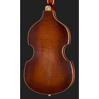 Hofner Violin Bass Vintage Finish 61 semi-akoestische basgitaar met koffer