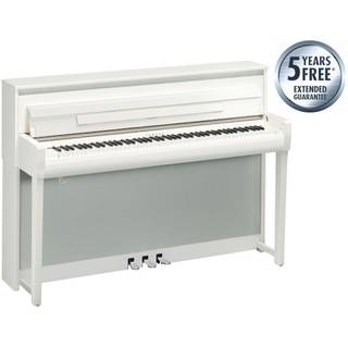 Yamaha CLP-685PWH Clavinova digitale piano hoogglans wit
