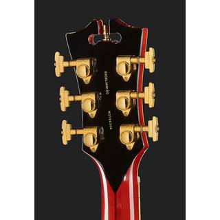 D'Angelico Excel Mini DC Viola semi-akoestische gitaar met koffer