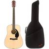 Fender CD-60S Natural akoestische westerngitaar + gigbag