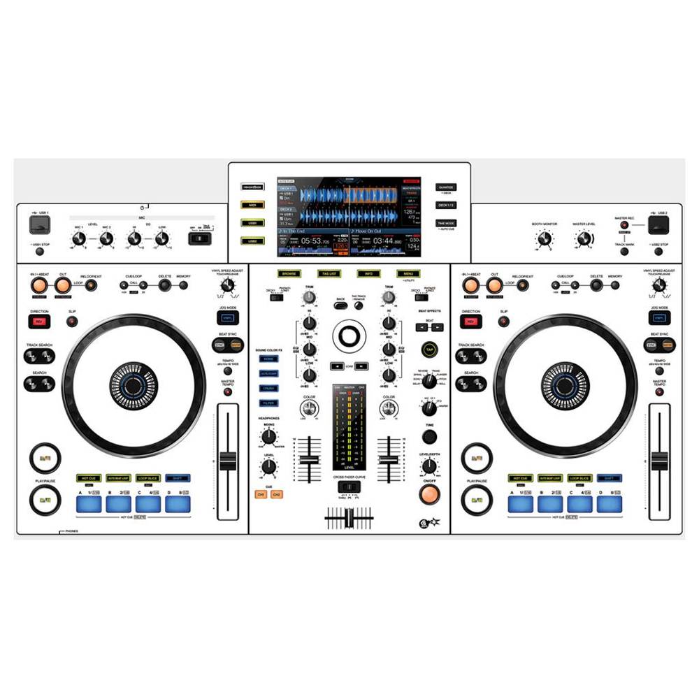 DJ-Skins Pioneer DJ XDJ-RX Skin White