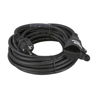 Showtec schuko male - schuko female kabel 3x1.5mm 5 meter