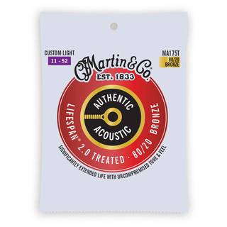 Martin Strings MA175T Authentic Lifespan 2.0 80/20 Bronze
