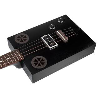 J.N Guitars Cask Hogshead Acoustic/Electric Cigar Box zwart