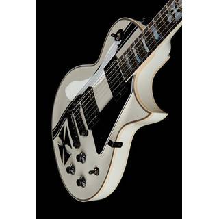 ESP Signature Series James Hetfield Iron Cross Snow White