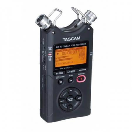 fbeeldingsresultaat voor Tascam DR-40 V2 vierkanaals digitale aud