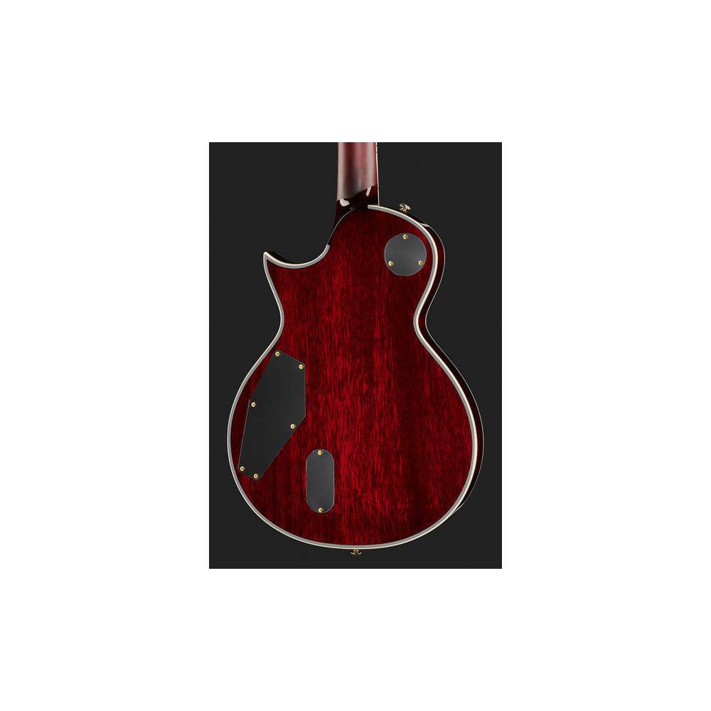 ESP LTD Deluxe EC-1000T CTM See Thru Black Cherry elektrische gitaar met chambered full thickness body