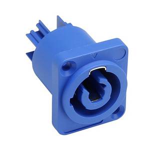 Adam Hall 7921 V2 powerconnector chassisdeel blauw