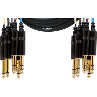 Cordial CML8-0VV5C Intro multikabel 8x 6.3mm TRS jack - 8x 6.3mm TRS jack 5m