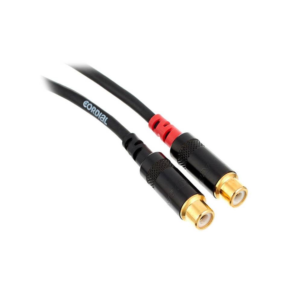 Cordial CFU3CE Intro verlengkabel 2x RCA male - 2x RCA female 3m