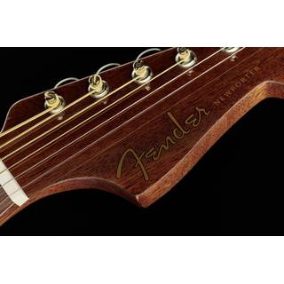 Fender Newporter Classic Aged Natural elektrisch-akoestische westerngitaar met gigbag
