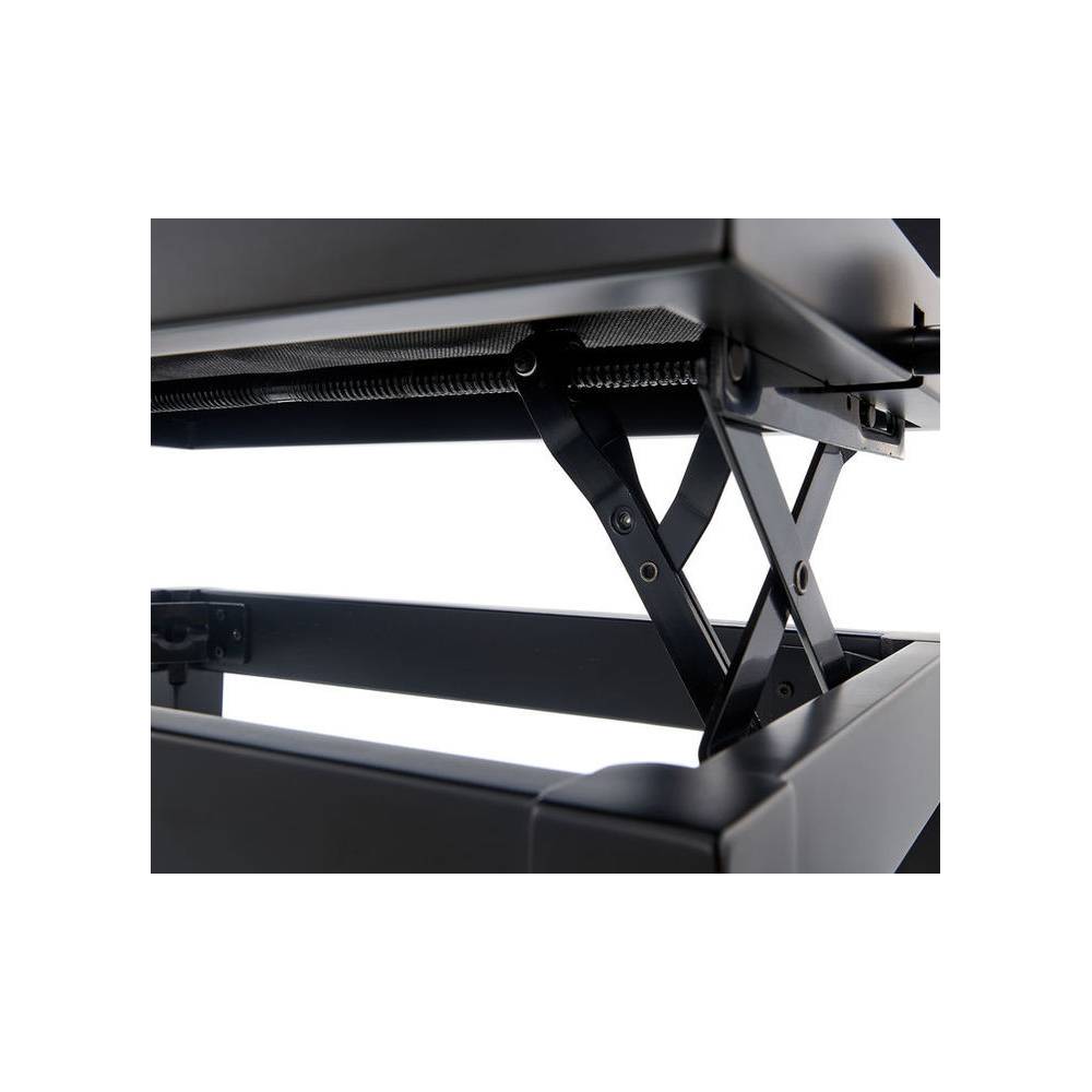 Konig & Meyer 13970 pianobank mat zwart met kunstlederen zitting