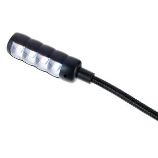 Adam Hall SLED 1 ULTRA USB C zwanenhals-lamp met USB-connector en 4 COB LED's