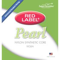Super Sensitive Strings 2207 Red Label Pearl Violin snarenset voor 4/4-formaat viool met medium tension