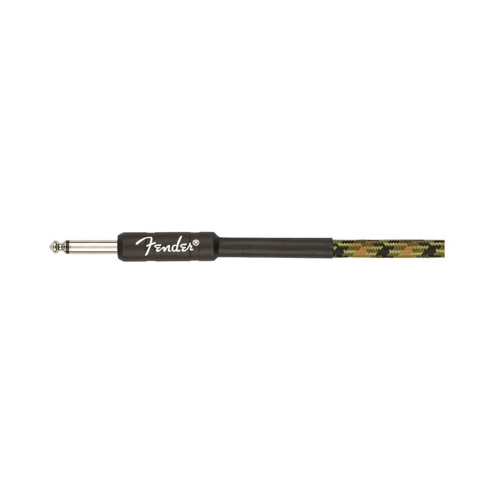 Fender Professional Series Tweed Woodland Camo instrumentkabel 3 meter