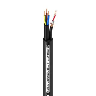 Adam Hall 4 Star HPA 325 stroom & audio combikabel 3x2,5mm & 2x0,22mm 100m
