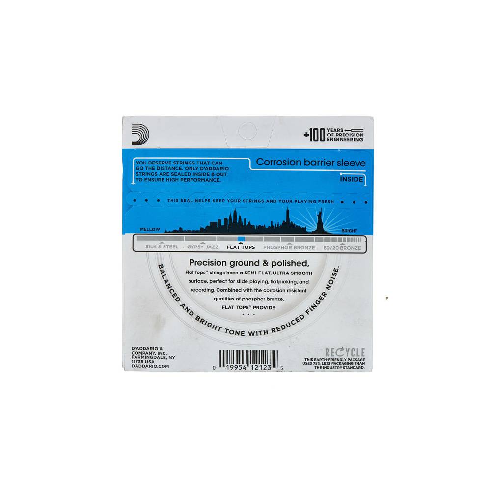 D'Addario EFT16 Flat Tops snaren voor akoestische western gitaar