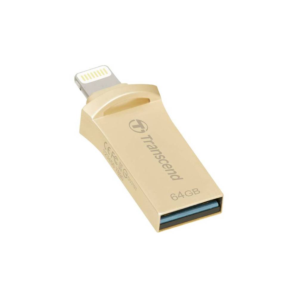 Transcend JetDrive Go 500 Gold 64GB USB 3.1 stick voor iPhone