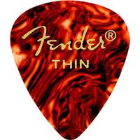 Fender 351 Tortoise Shell Thin (set van 12 plectrums)