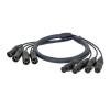 DAP Neutrik DMX Multi 3-Pin 50m multikabel 4-voudig