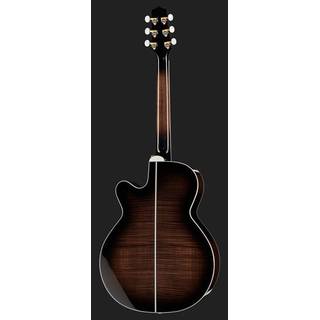 Takamine EF-450C-TT Thermal Top Black Burst met koffer
