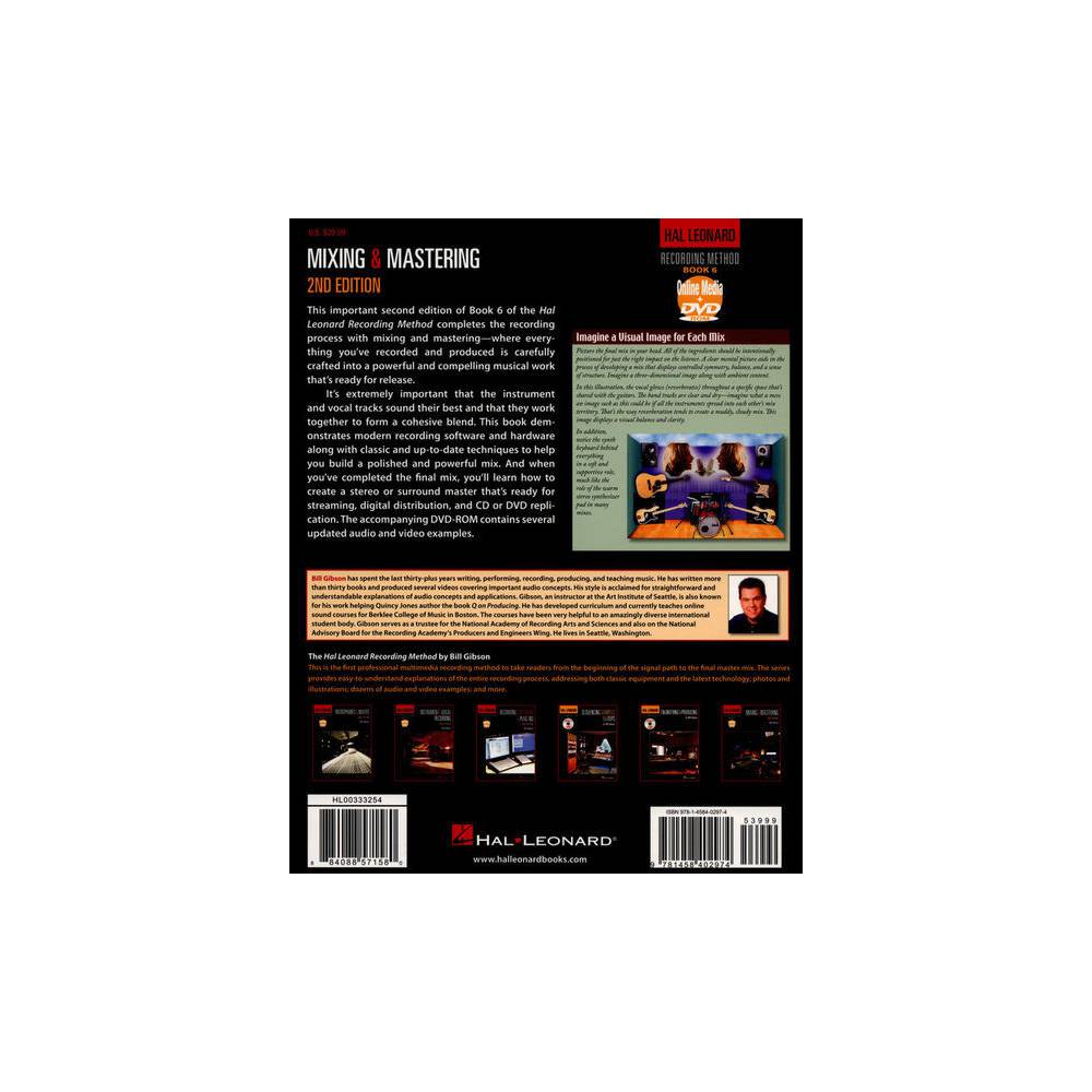 Hal Leonard HL Recording Method Bk 6 BK/DVD