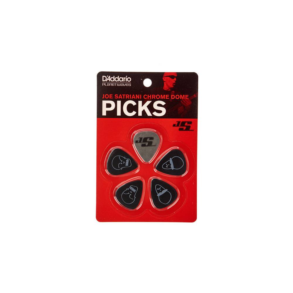 D'Addario JSCD-01 Joe Satriani Chrome Dome plectrum