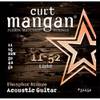 Curt Mangan Phosphor Bronze 11-52 snarenset voor gitaar