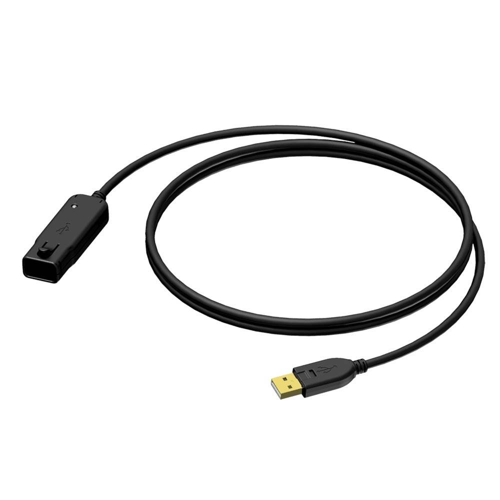 Procab BXD602/12 actieve USB-extender kabel 12 meter